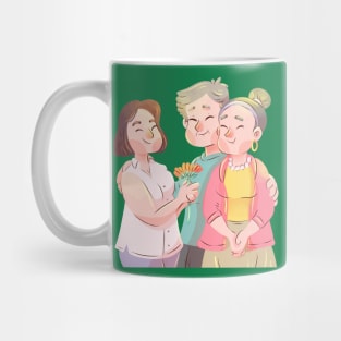 Watercolor Korean Parent Mug